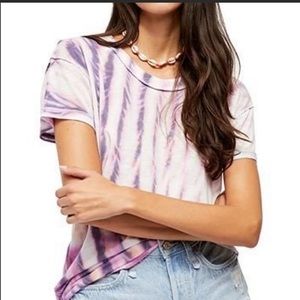 FREE PEOPLE we the free tie dye tee XL nwt